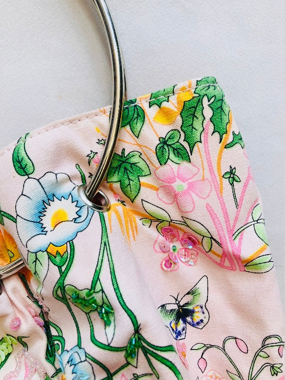 Tote bag tessuto flower 00s Alice In Vintage