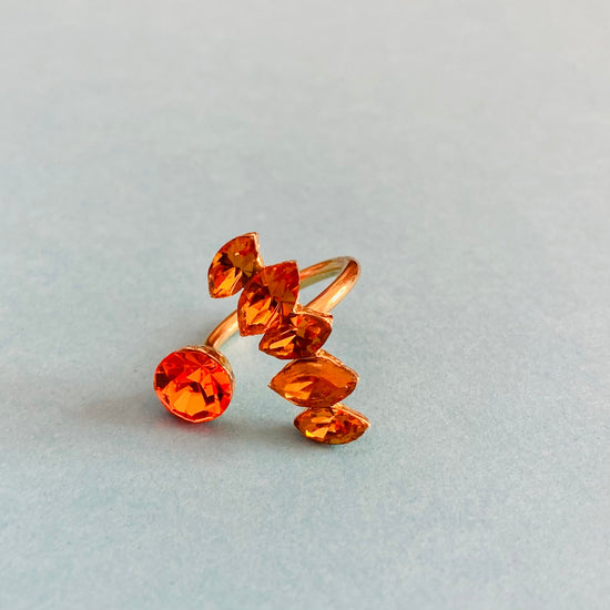 Anello 90s cristalli Alice In Vintage