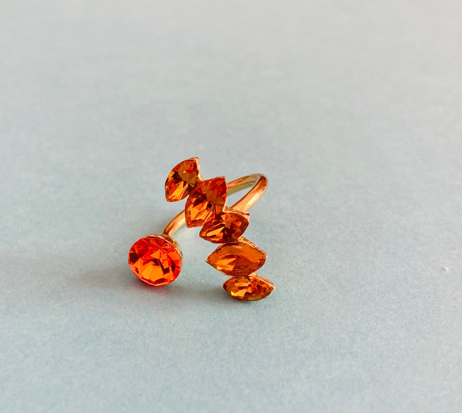 Anello 90s cristalli Alice In Vintage