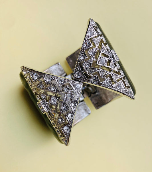 Bracciale 90s smalto e strass Alice In Vintage