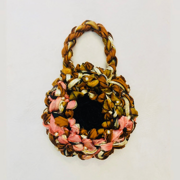 Crochet ribbon bag Alice In Vintage