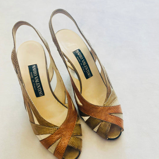 Mario Valentino 70s slingback Alice In Vintage