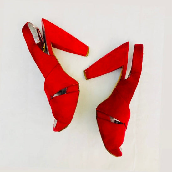 Le solferine sandali slingback Alice In Vintage