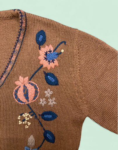 Laura Ashley 80s cardigan Alice In Vintage