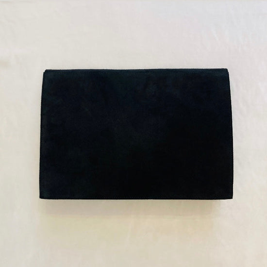 Maxi clutch suede 90s Alice In Vintage