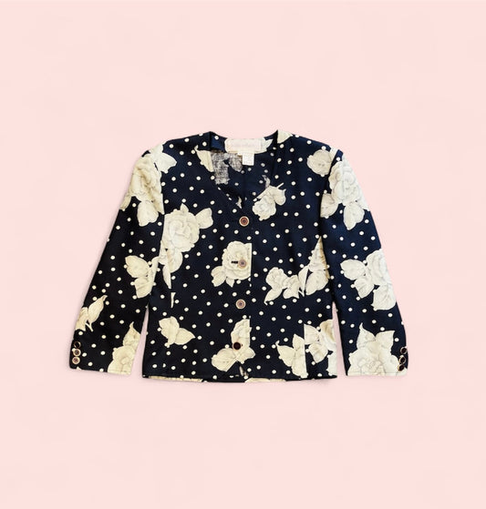 Mila Shön giacca seta 90s Alice In Vintage