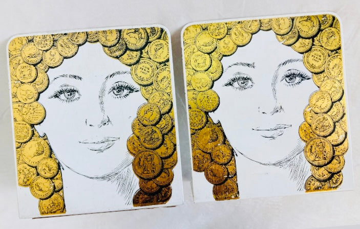 Fornasetti fermalibri 60s Alice In Vintage