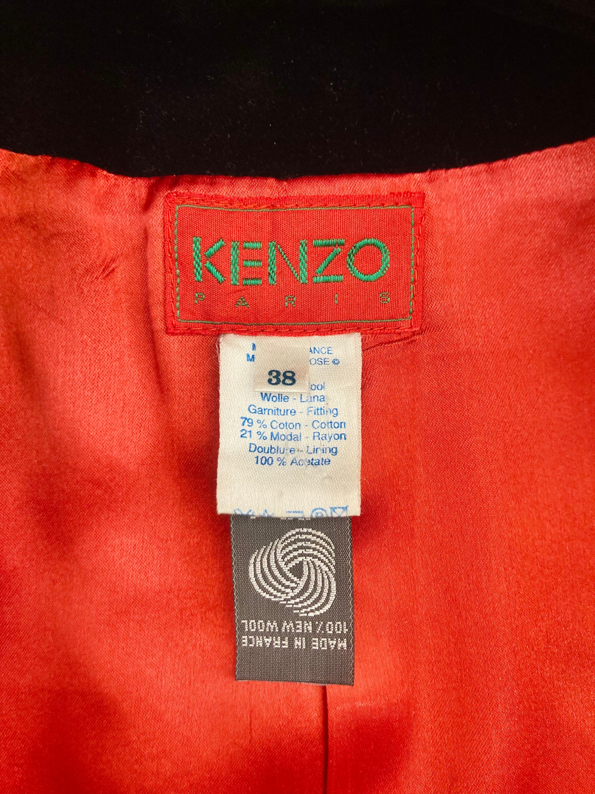 Kenzo blazer 90s Alice In Vintage