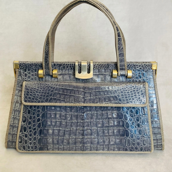 Borsa coccodrillo 70s Alice In Vintage