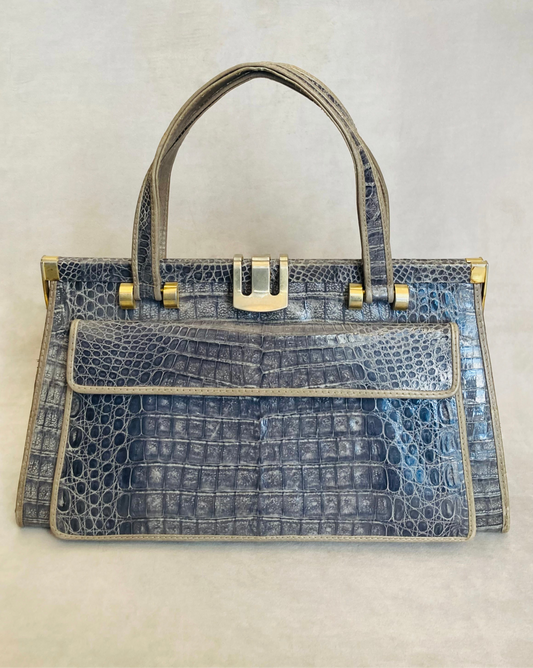 Borsa coccodrillo 70s Alice In Vintage