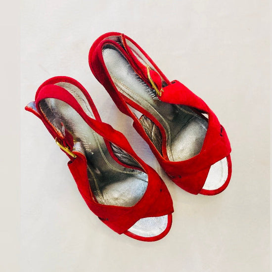 Le solferine sandali slingback Alice In Vintage