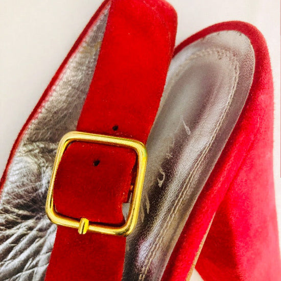 Le solferine sandali slingback Alice In Vintage