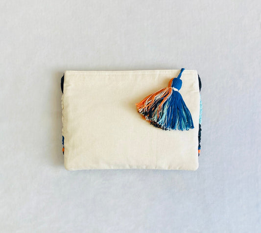 Hand bag tropical fringe Alice In Vintage