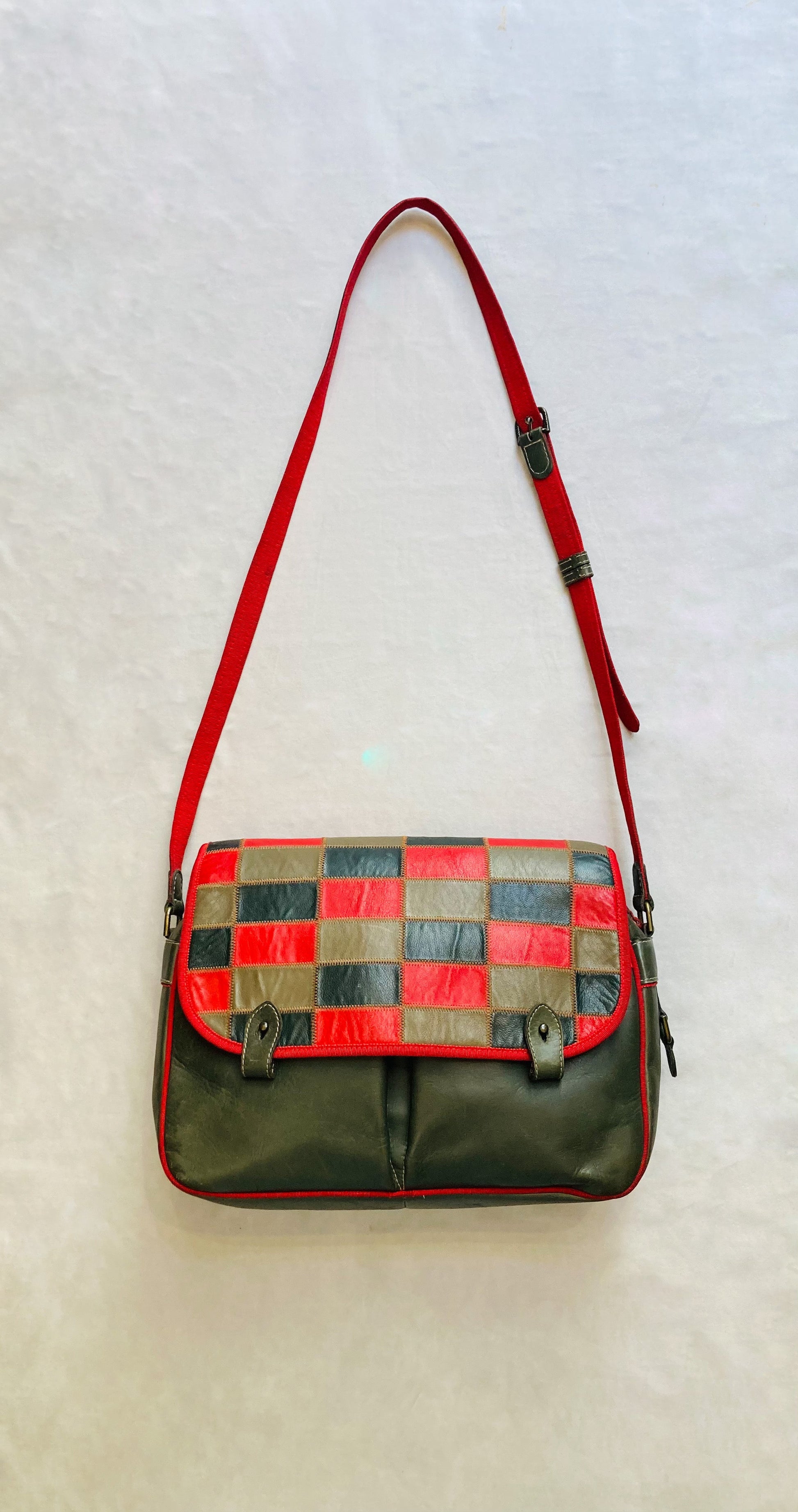 Cross body 80s patchwork Alice In Vintage