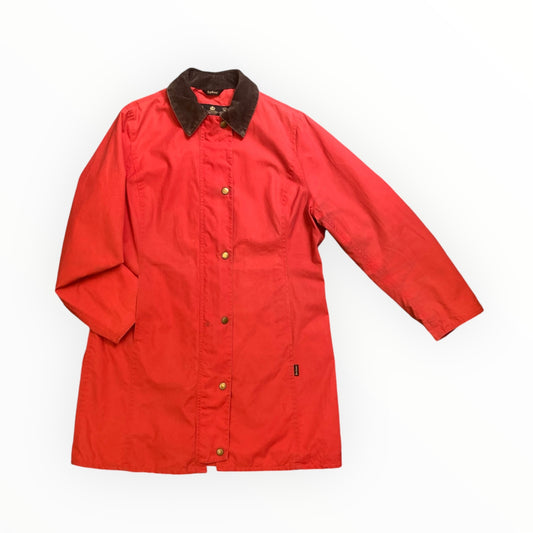 Barbour jacket midi rosso Alice In Vintage