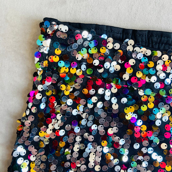 Shorts paillettes multicolor Alice In Vintage