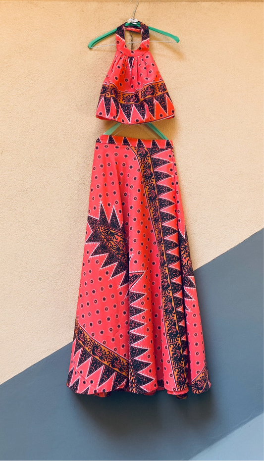 Completo 70s bandana Alice In Vintage