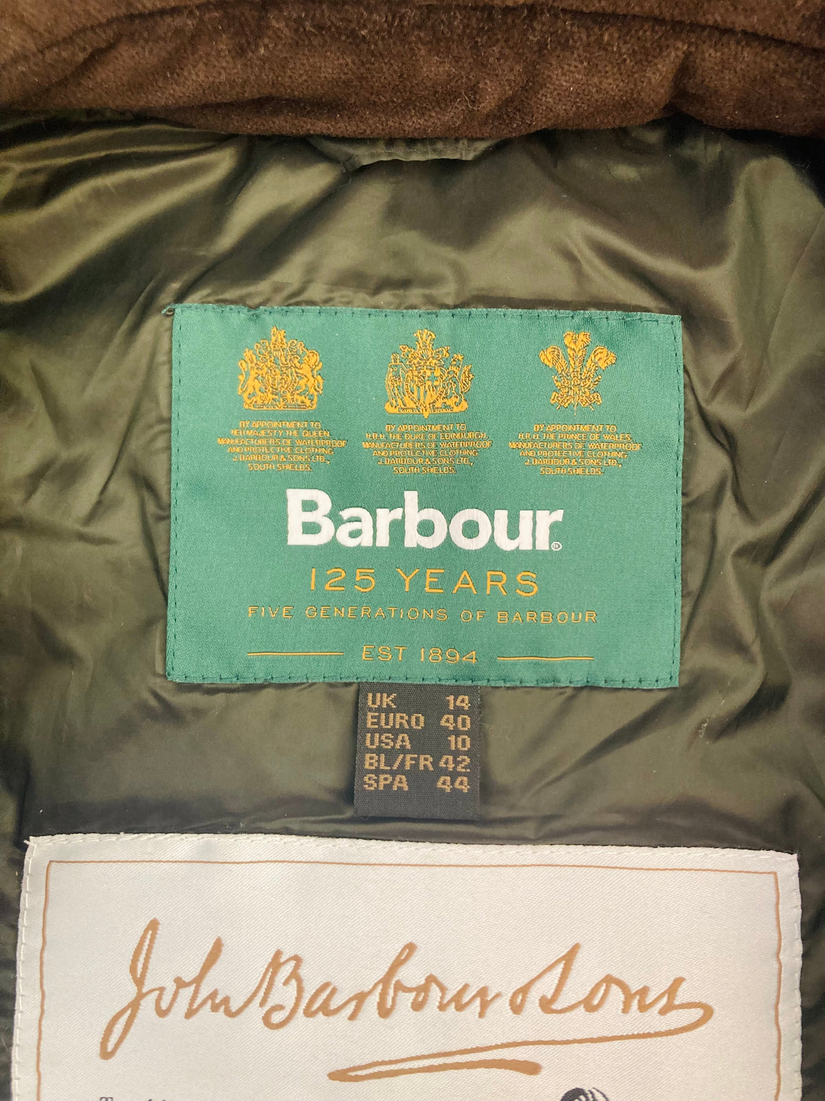 Barbour Icons Liddesdale Quilted Jacket Alice In Vintage