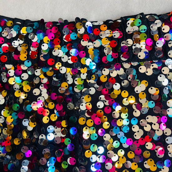 Shorts paillettes multicolor Alice In Vintage