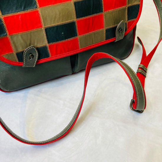 Cross body 80s patchwork Alice In Vintage