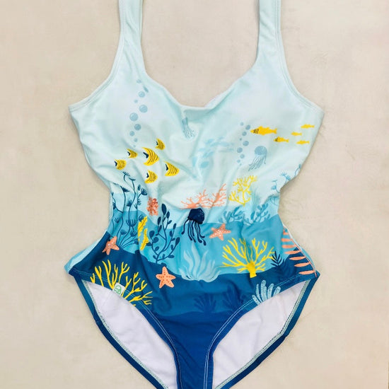 One piece swimsuit 90s Alice In Vintage