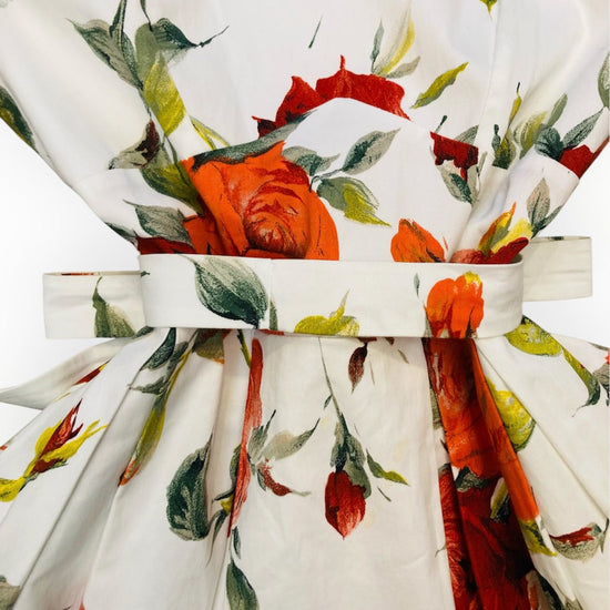 Swing flower 90s dress Alice In Vintage