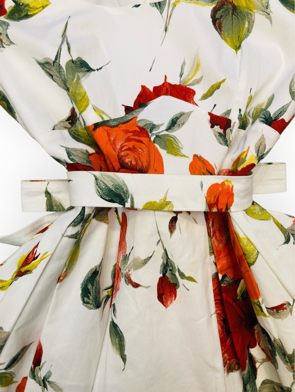 Swing flower 90s dress Alice In Vintage