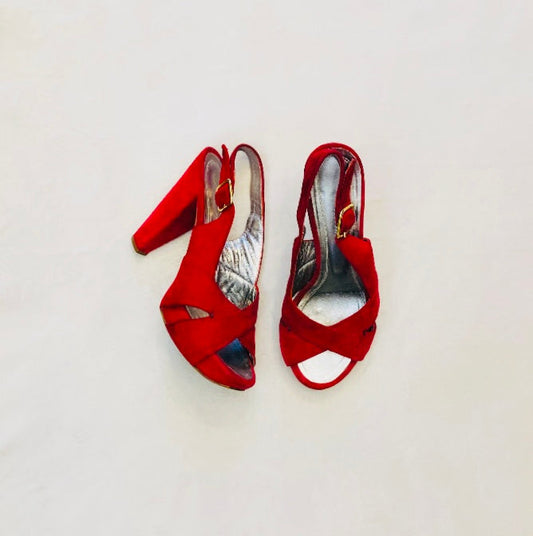 Le solferine sandali slingback Alice In Vintage