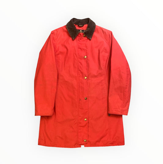 Barbour jacket midi rosso Alice In Vintage