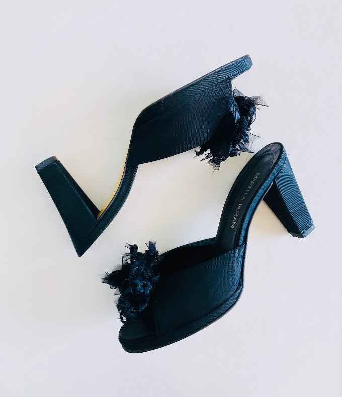 Mariella Burani 90s sandali flower Alice In Vintage