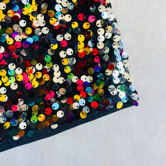 Shorts paillettes multicolor Alice In Vintage
