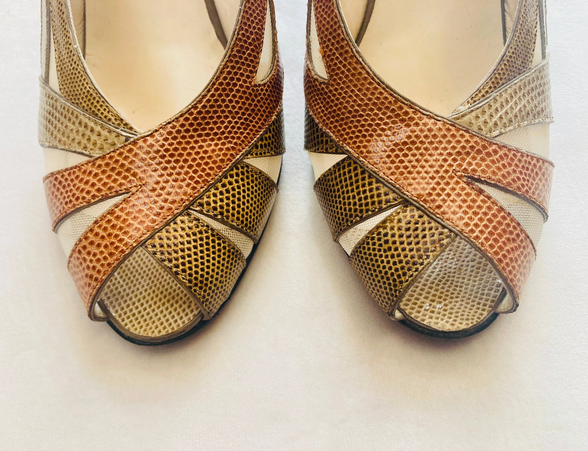 Mario Valentino 70s slingback Alice In Vintage