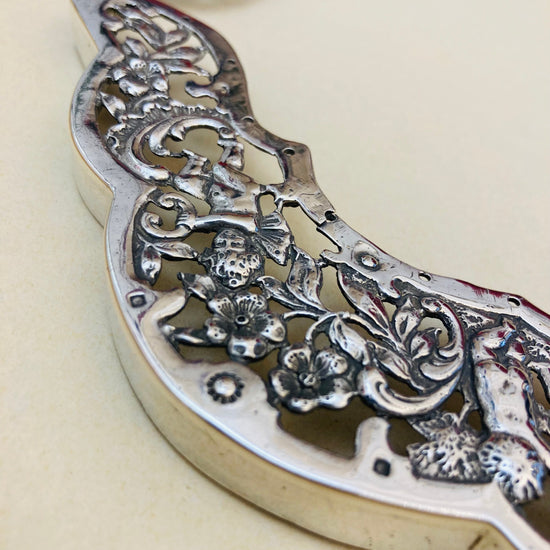 Cerniera liberty argento Alice In Vintage