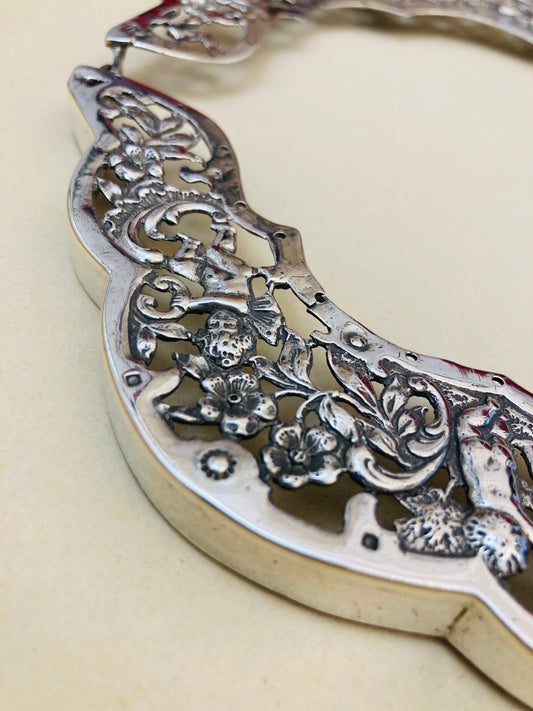 Cerniera liberty argento Alice In Vintage