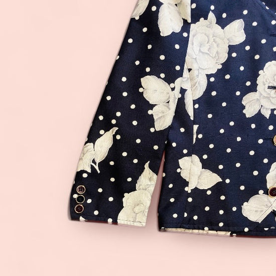 Mila Shön giacca seta 90s Alice In Vintage