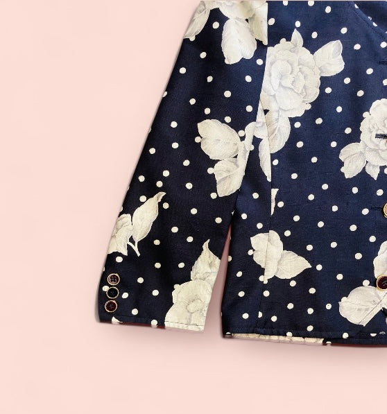 Mila Shön giacca seta 90s Alice In Vintage