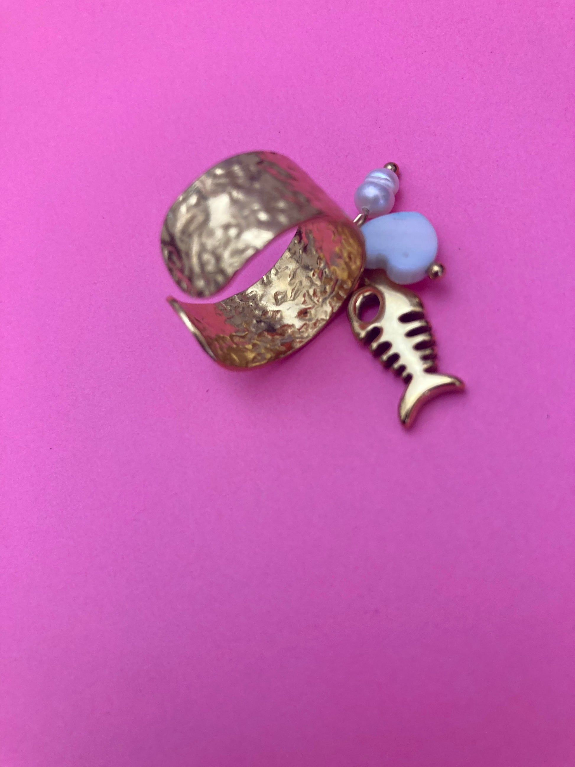 Anello charms 90s Alice In Vintage