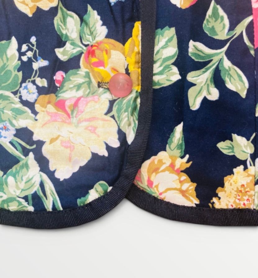 Completo kids 80s cotone flower Alice In Vintage