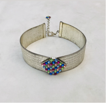 Choker strass 90s Alice In Vintage