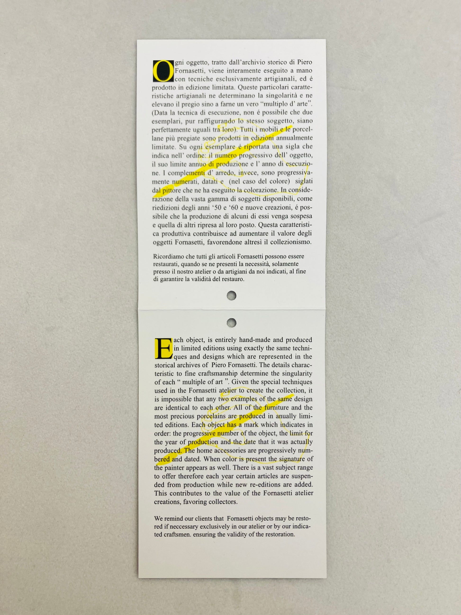 Fornasetti presspapier 2001 Alice In Vintage