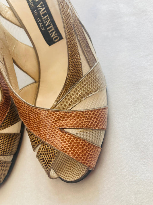 Mario Valentino 70s slingback Alice In Vintage