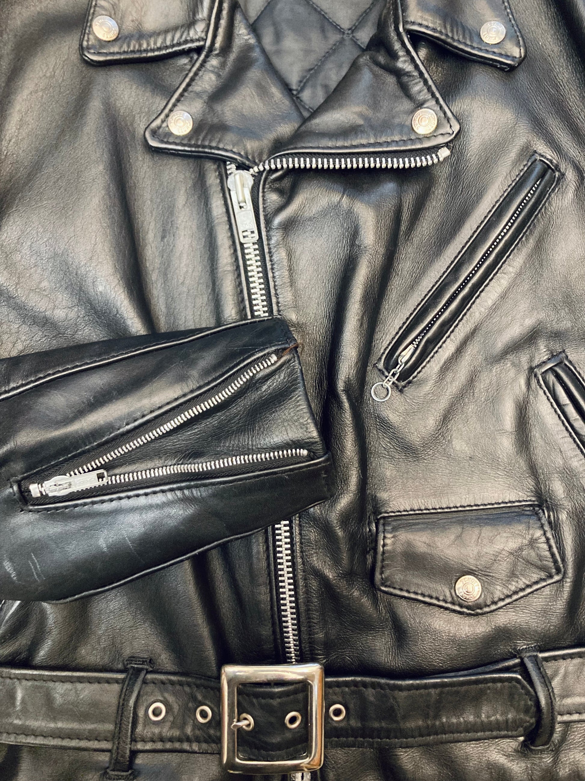 Schott perfecto 618 leather jacket Alice In Vintage