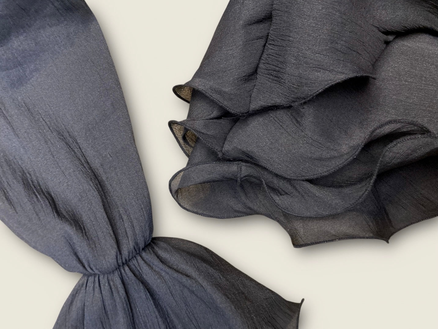 Mini abito rouches 90s Alice In Vintage