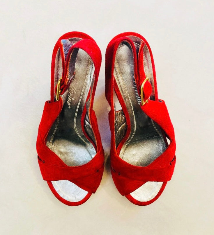 Le solferine sandali slingback Alice In Vintage