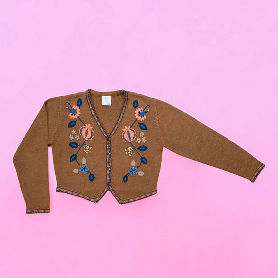 Laura Ashley 80s cardigan Alice In Vintage