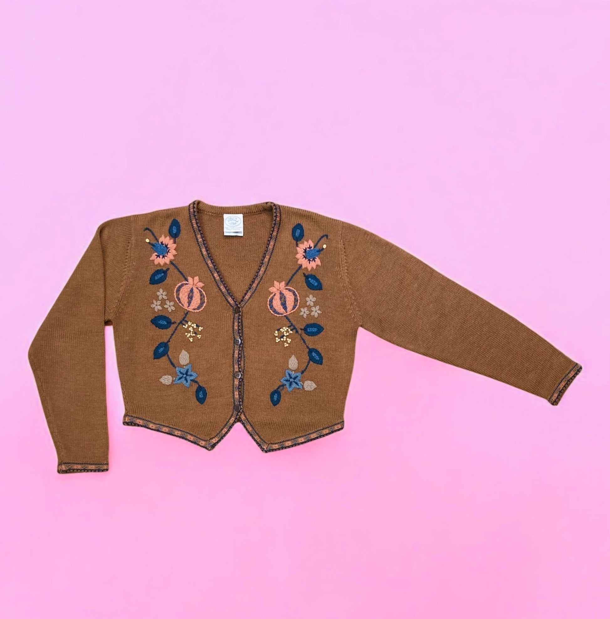 Laura Ashley 80s cardigan Alice In Vintage