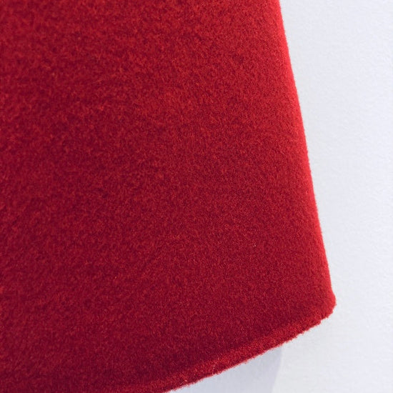 Coat 90s lana e cachemire fragola Alice In Vintage