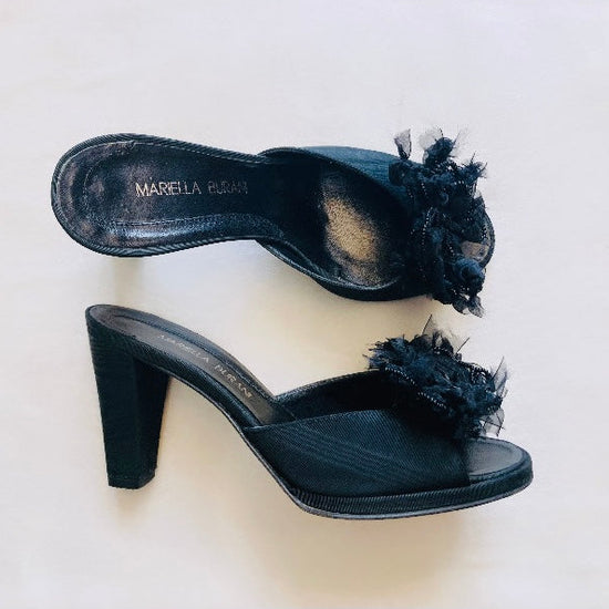Mariella Burani 90s sandali flower Alice In Vintage