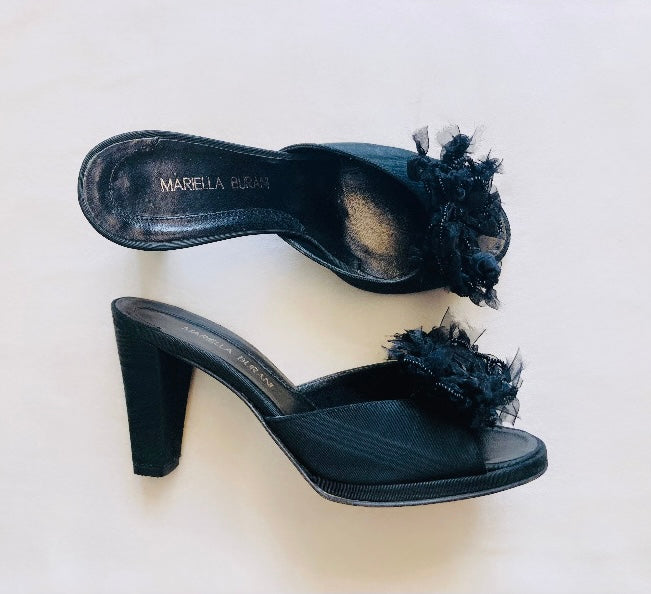Mariella Burani 90s sandali flower Alice In Vintage