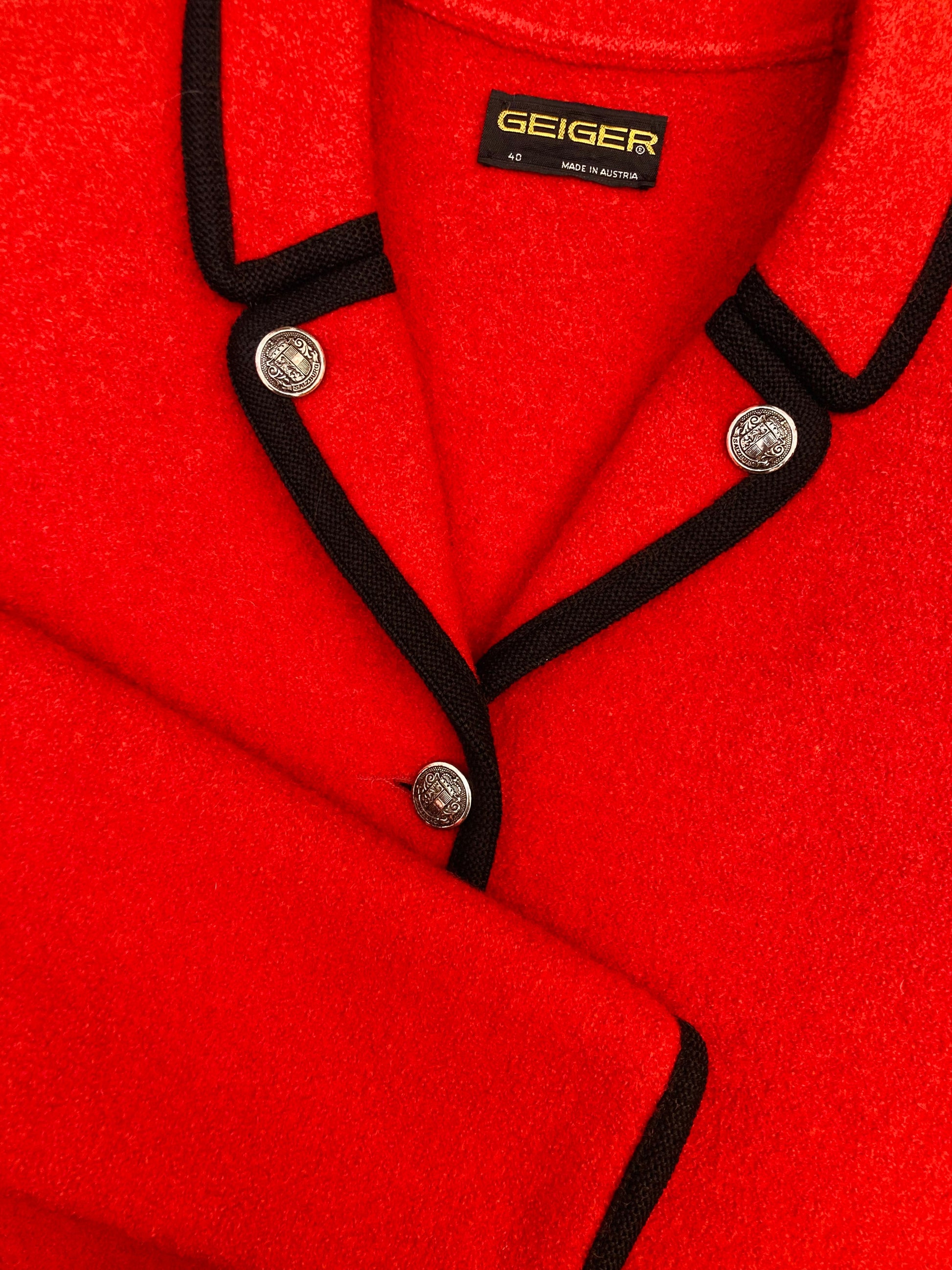 Giacca tradizionale tirolese 80s Alice In Vintage